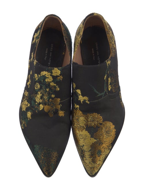 Dries Van Noten Floral Print Loafers