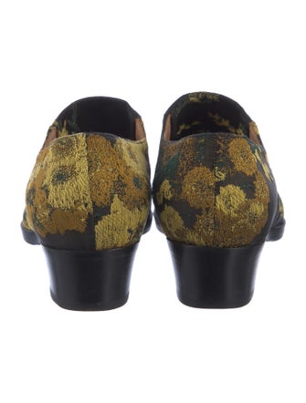 Dries Van Noten Floral Print Loafers