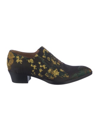 Dries Van Noten Floral Print Loafers