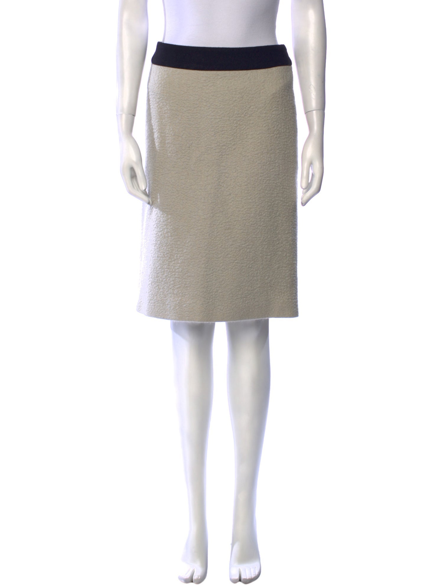 Dries Van Noten Wool Knee-Length Skirt