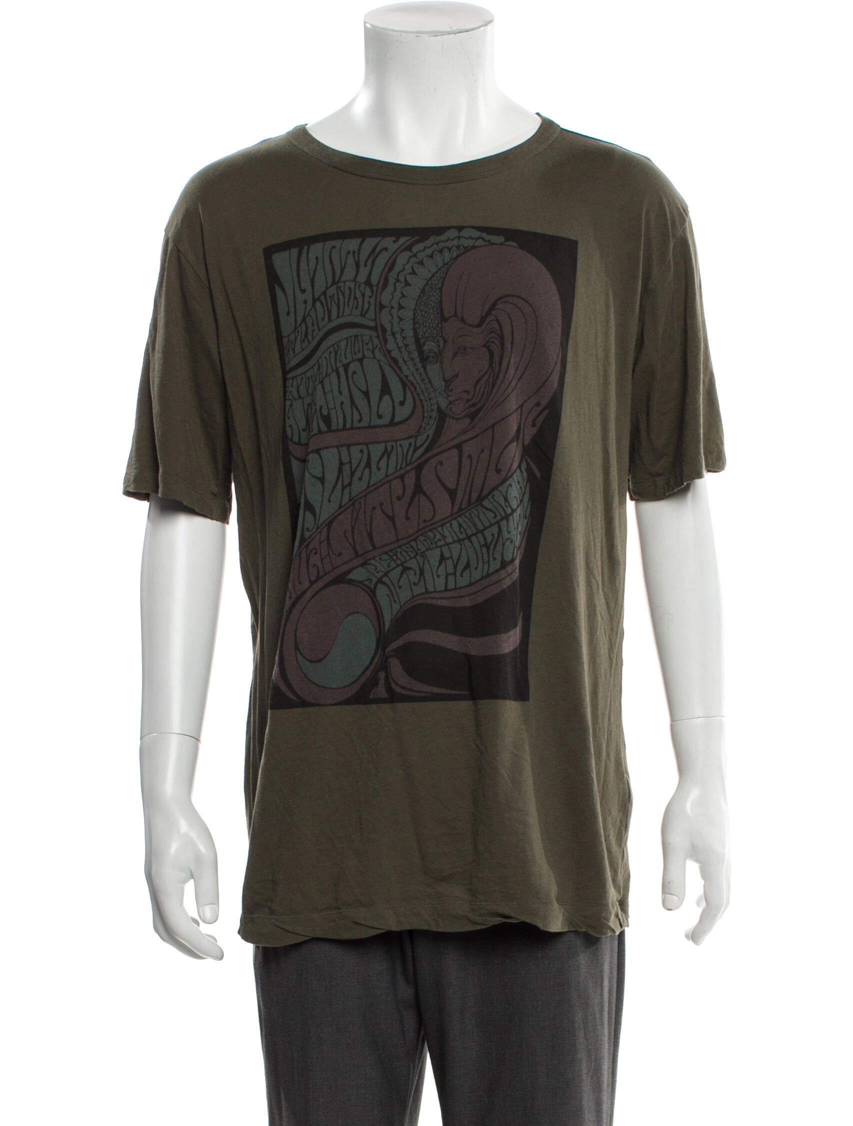 Dries Van Noten Graphic Print Crew Neck T-Shirt