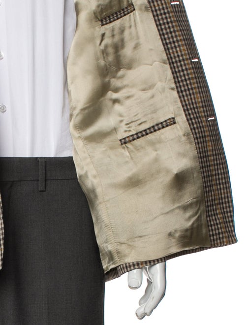 Dries Van Noten Plaid Print Blazer