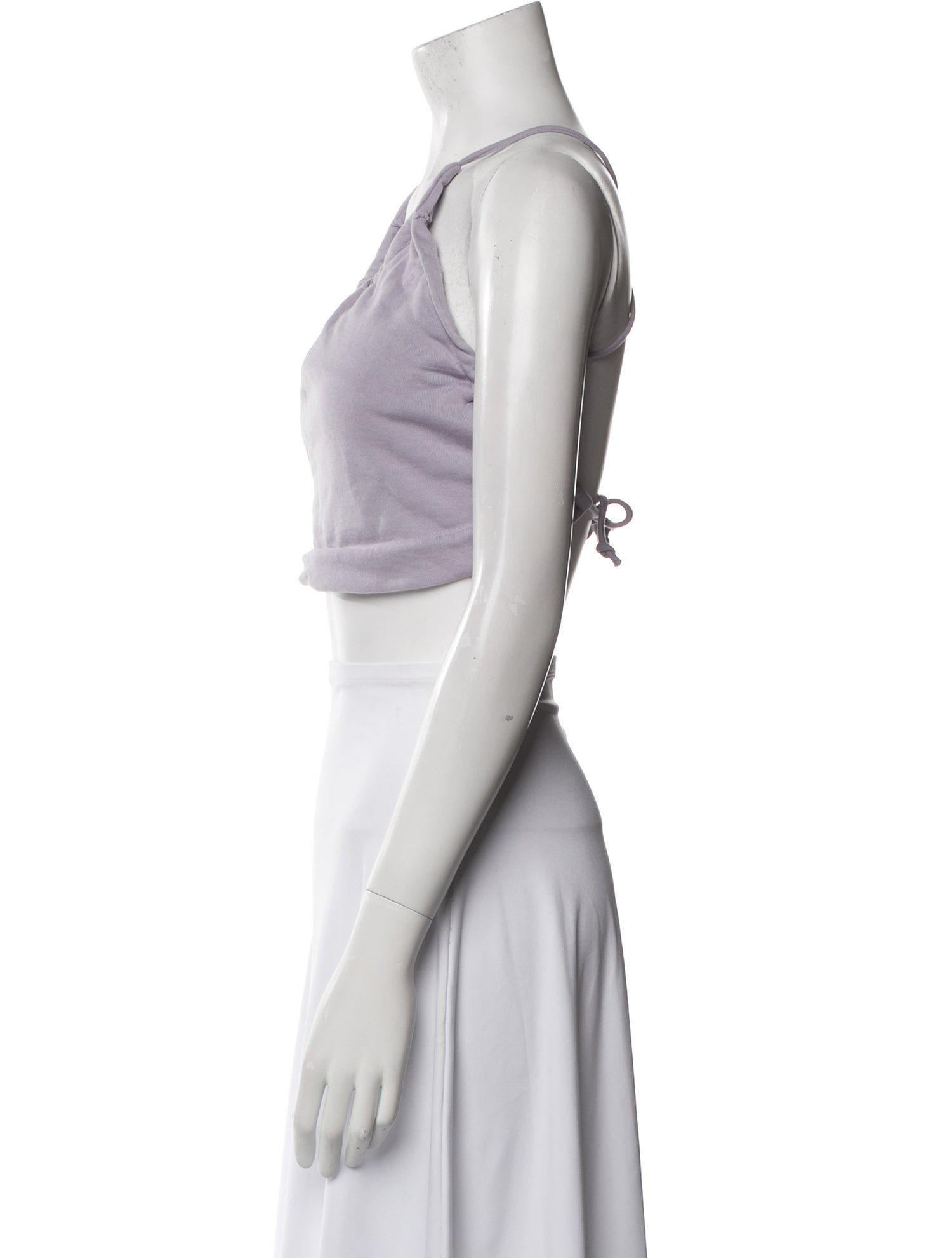 Dries Van Noten Halterneck Sleeveless Crop Top