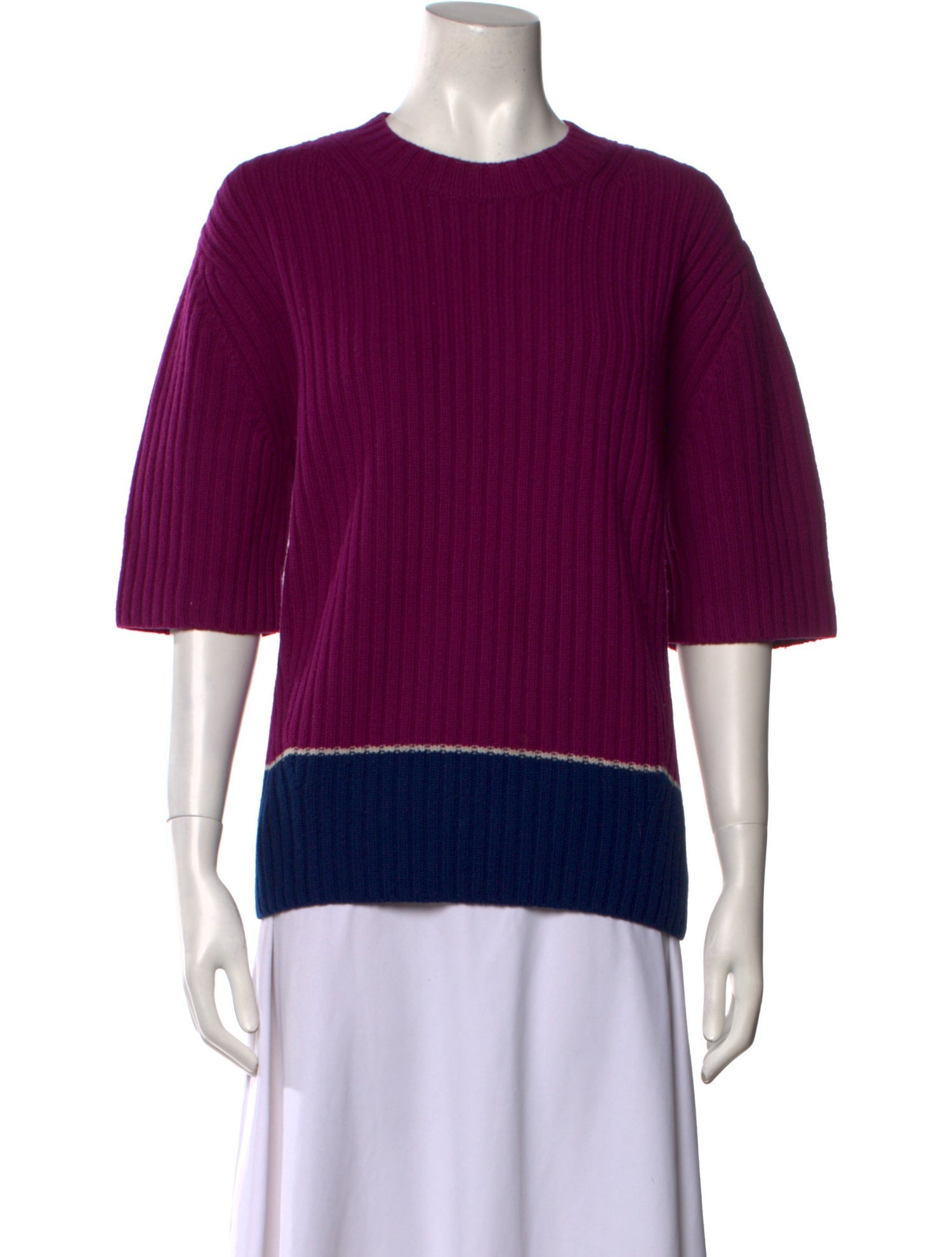 Dries Van Noten Merino Wool Crew Neck Sweater