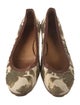 Dries Van Noten Canvas Printed Ballet Flats