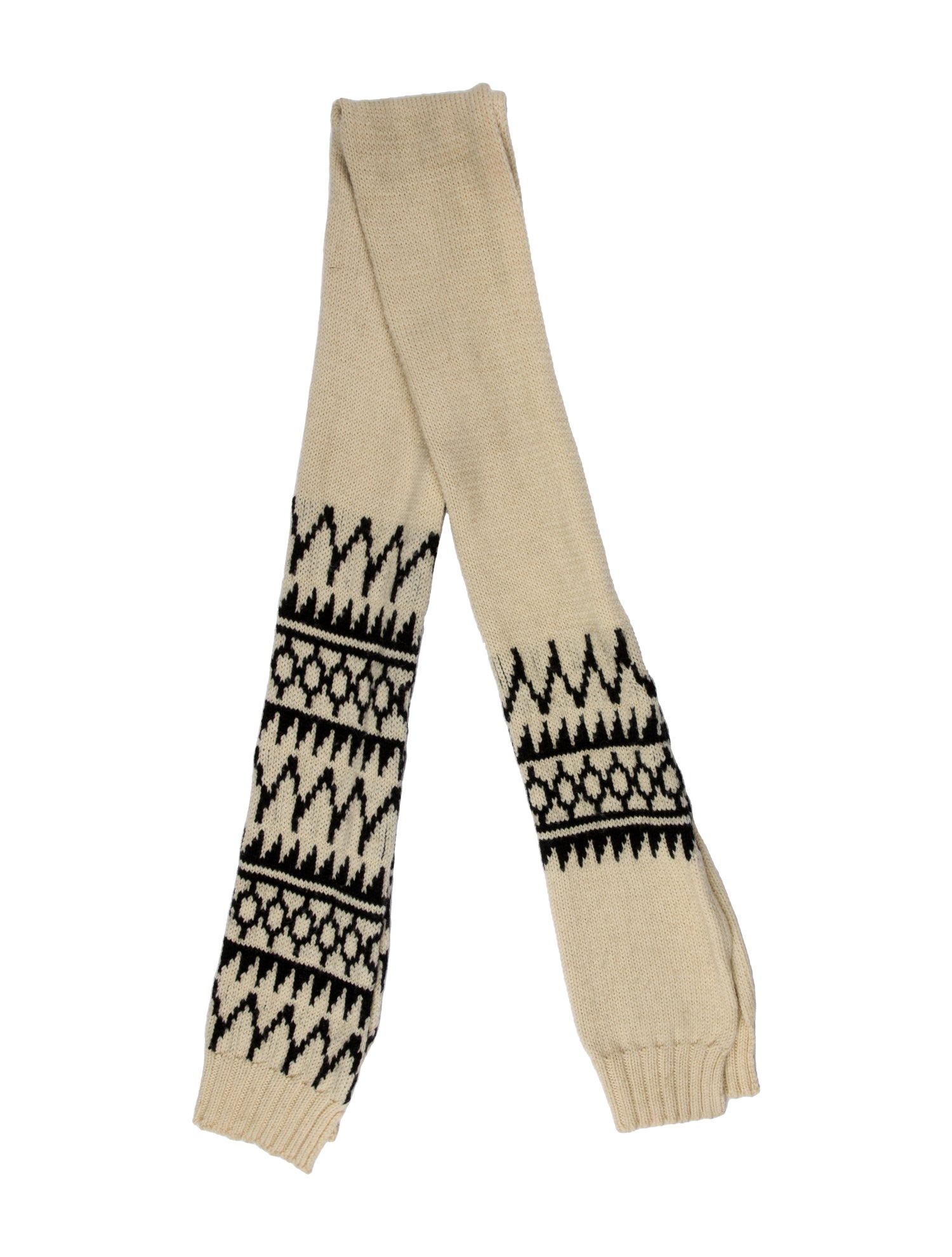 Dries Van Noten Wool Striped Scarf