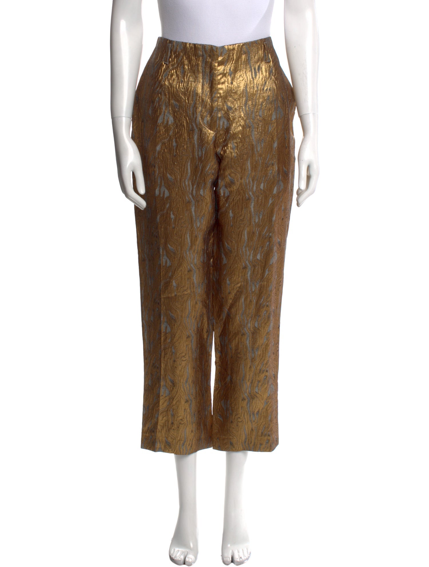 Dries Van Noten Printed Wide Leg Pants w/ Tags