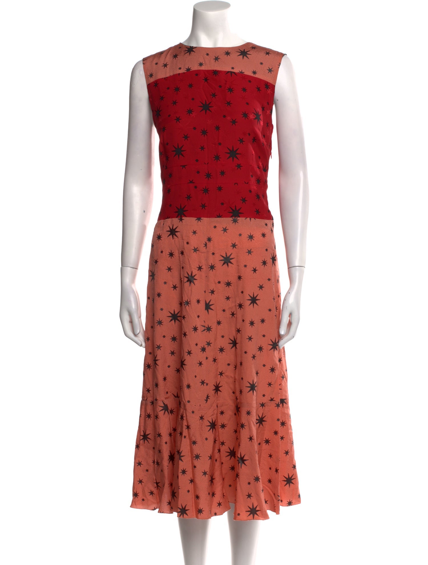 Dries Van Noten Silk Midi Length Dress