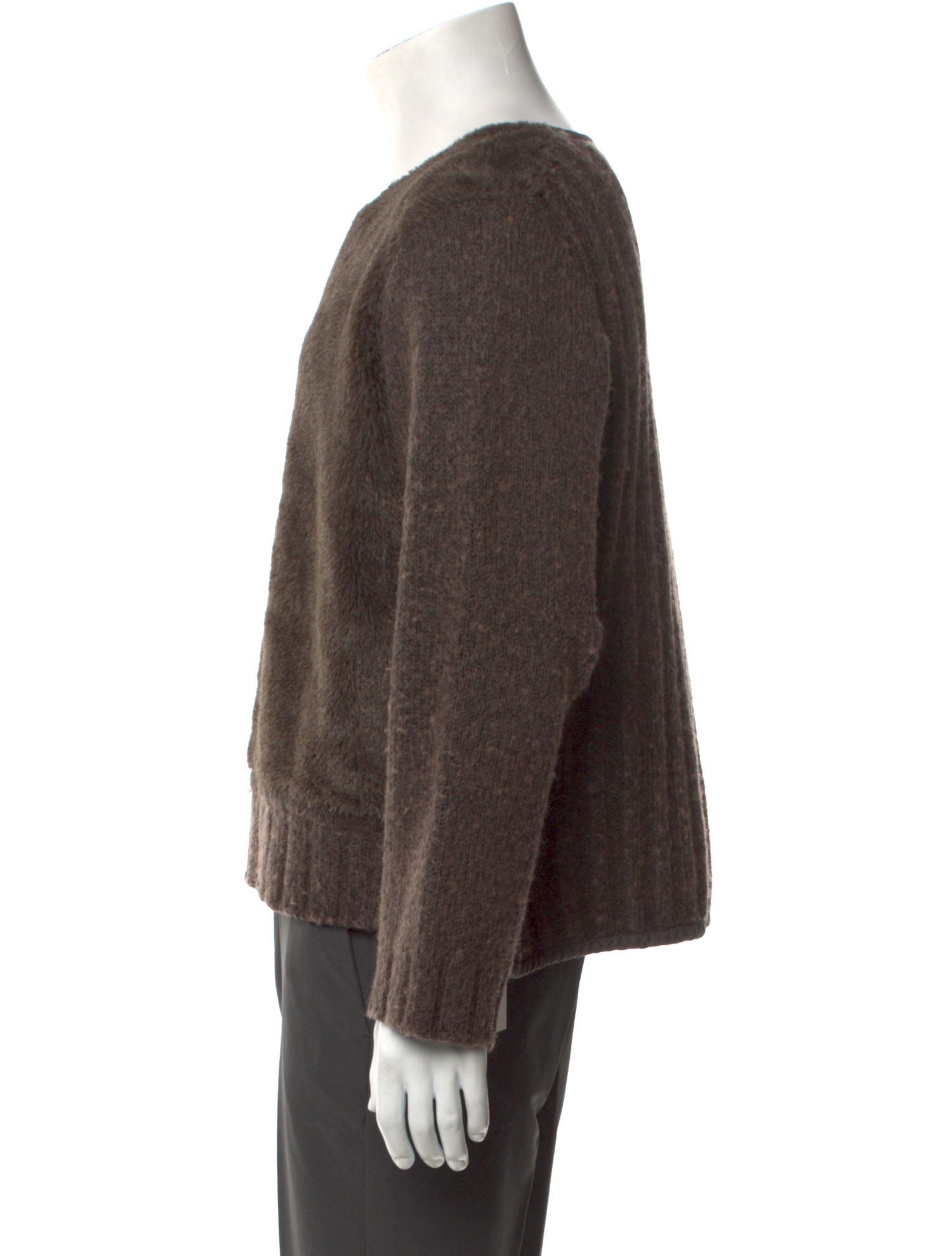 Dries Van Noten V-Neck Long Sleeve Pullover