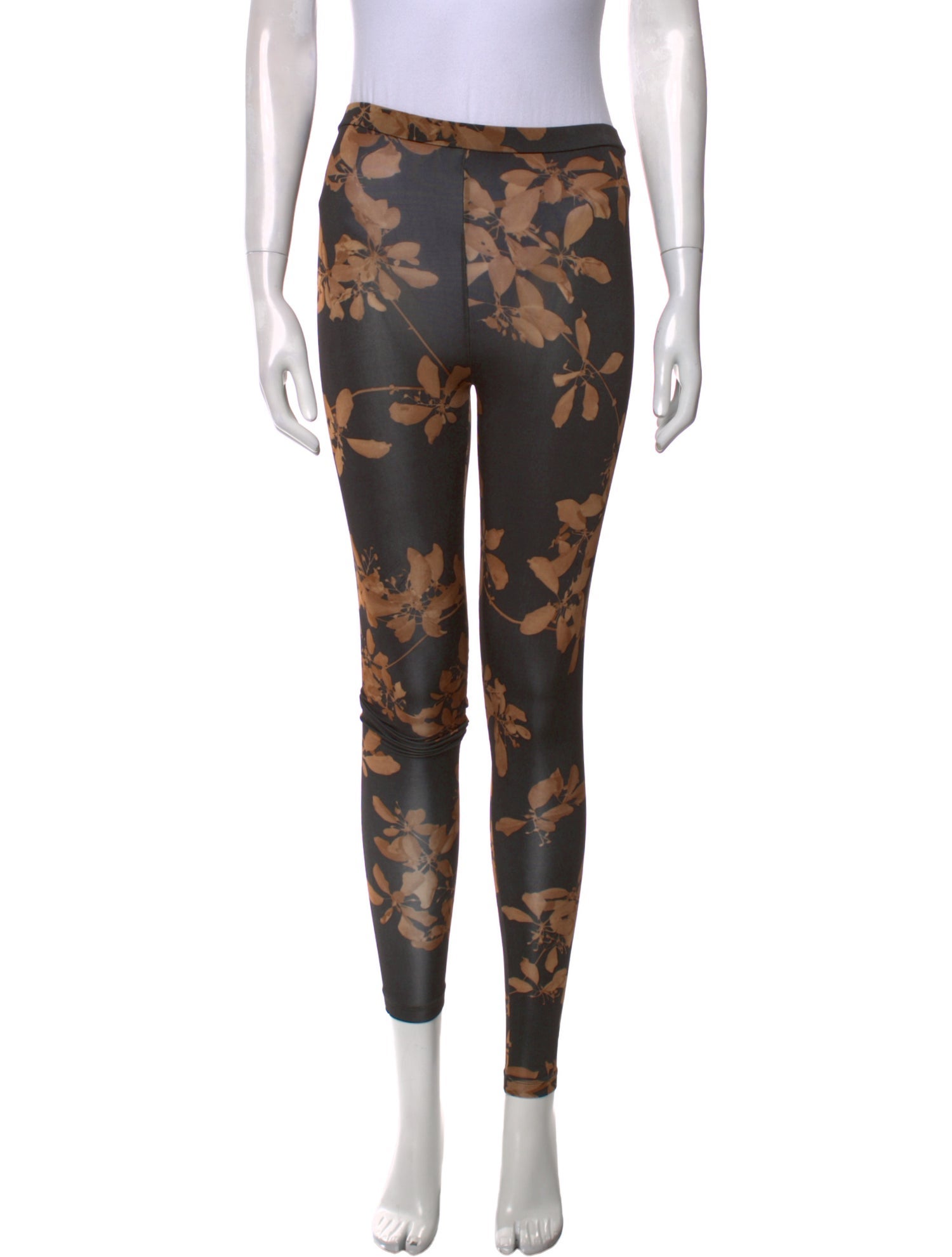 Dries Van Noten Printed Skinny Leg Pants
