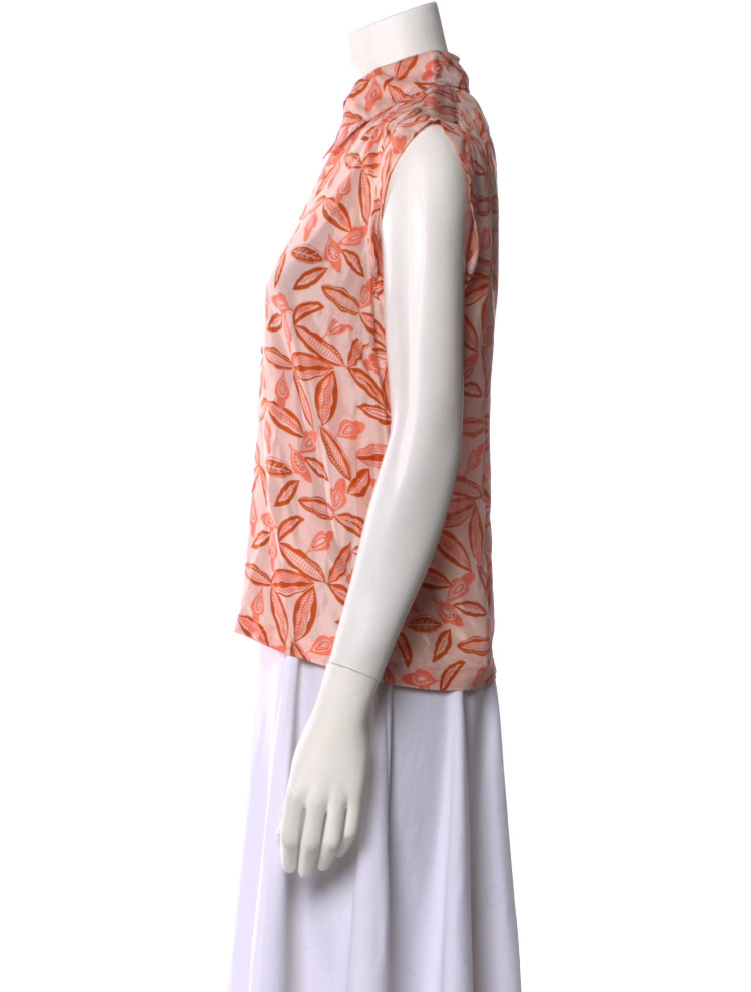 Dries Van Noten Silk Printed Top