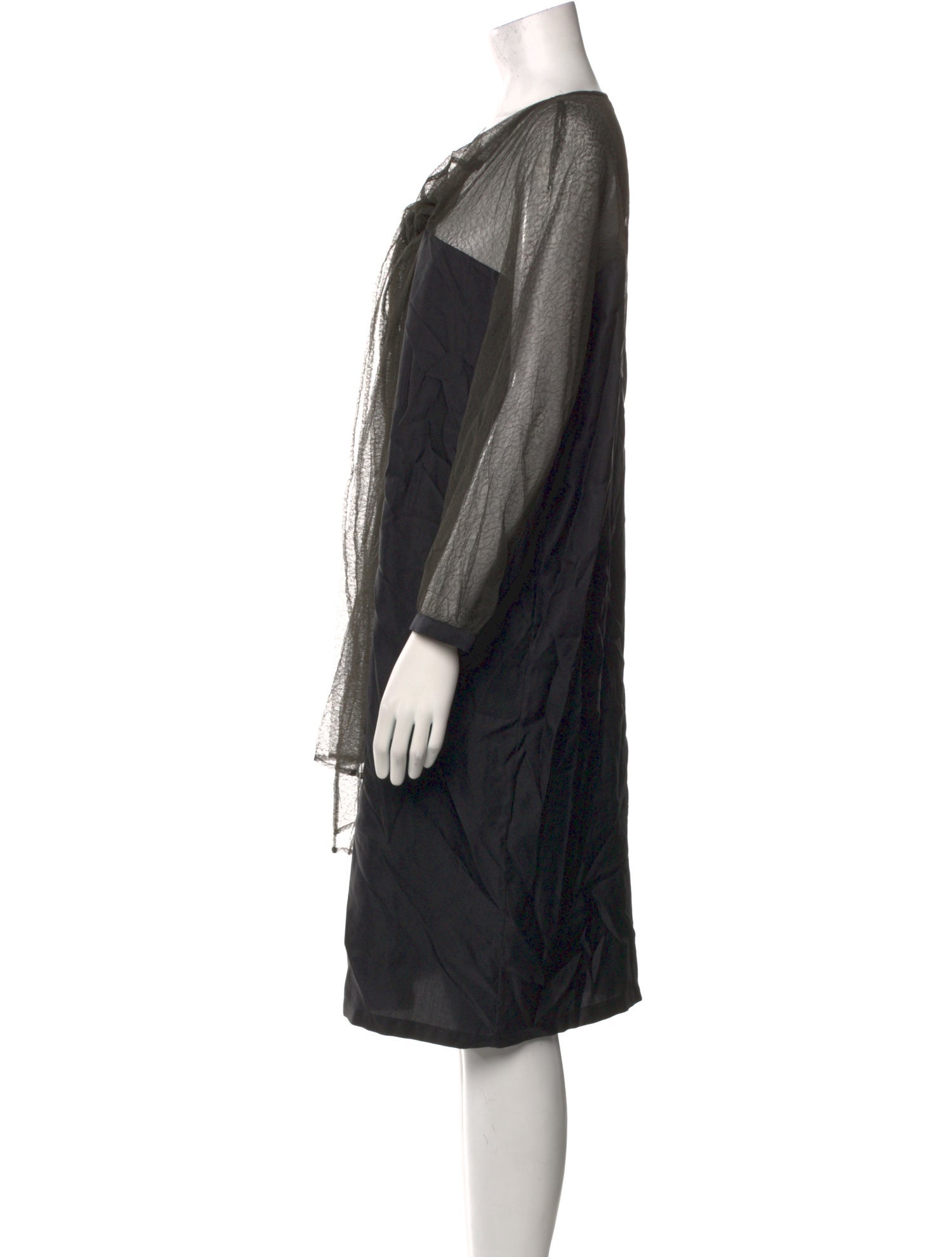 Dries Van Noten Silk Knee-Length Dress