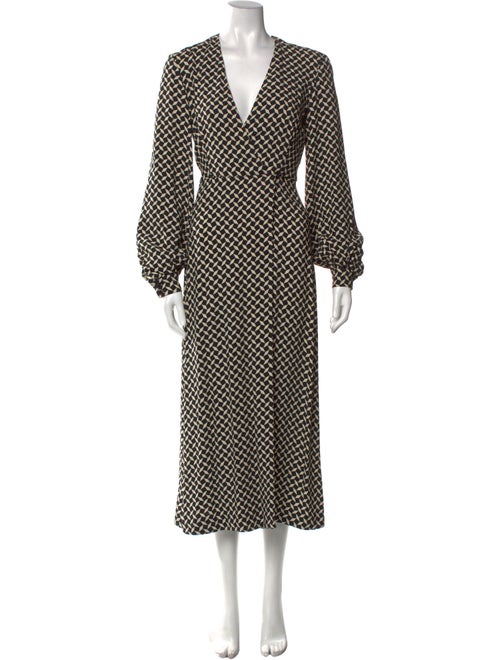 Dries Van Noten Polka Dot Print Long Dress