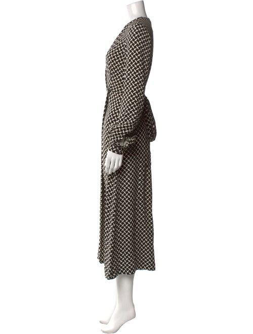 Dries Van Noten Polka Dot Print Long Dress