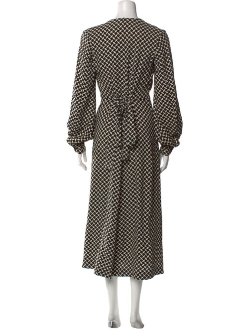 Dries Van Noten Polka Dot Print Long Dress