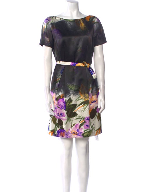 Dries Van Noten Floral Print Mini Dress