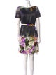 Dries Van Noten Floral Print Mini Dress