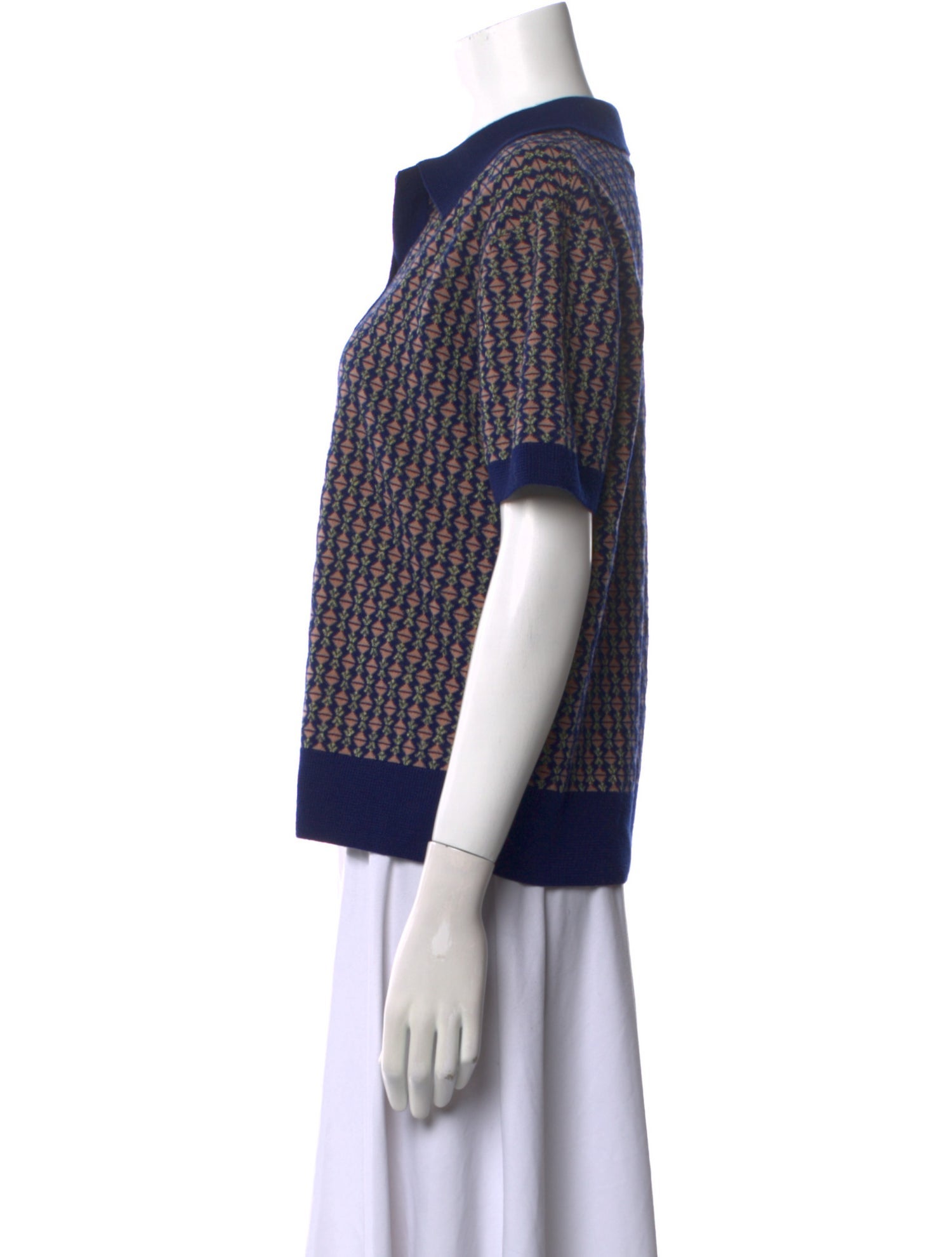 Dries Van Noten Merino Wool Printed Sweater