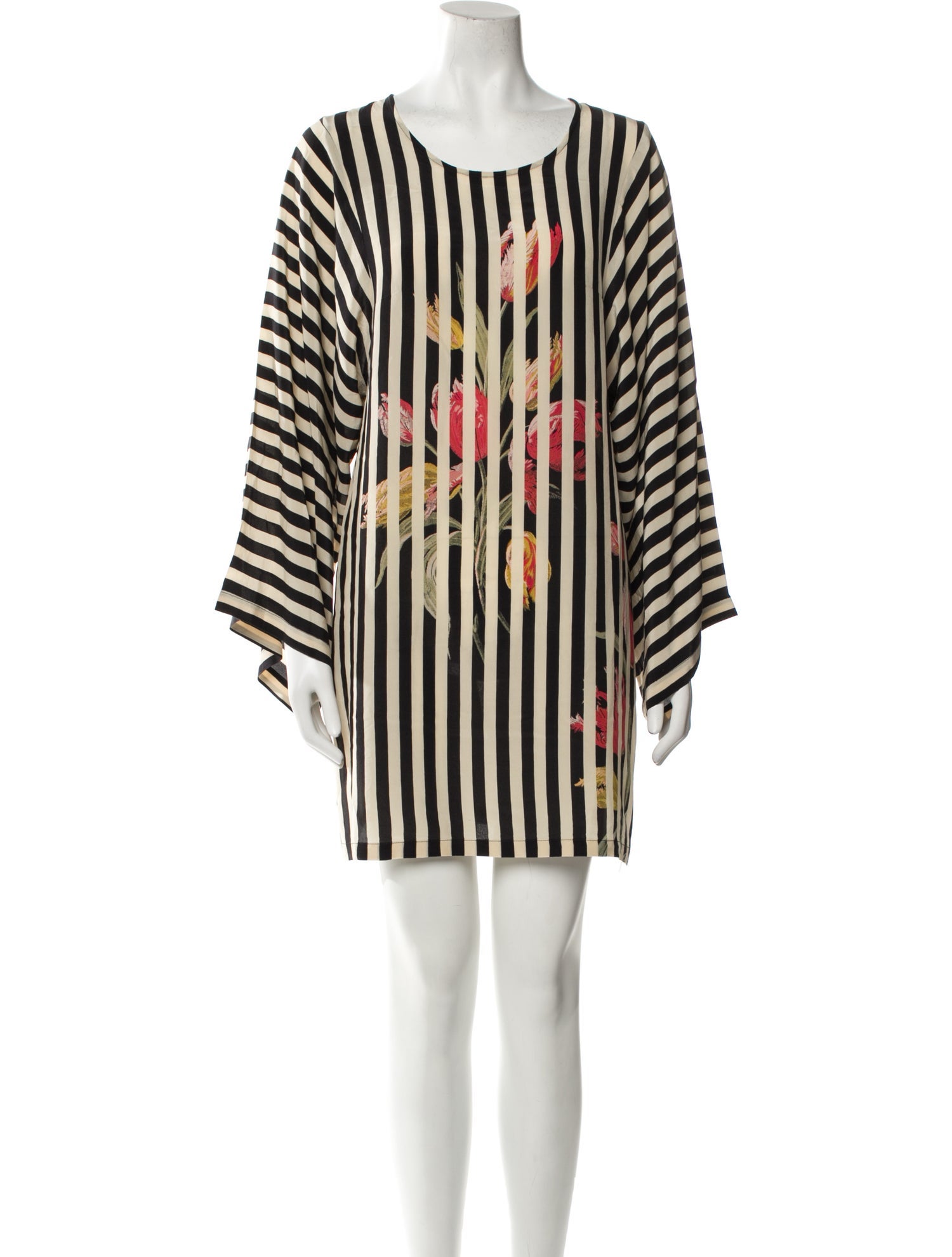 Dries Van Noten Silk Mini Dress