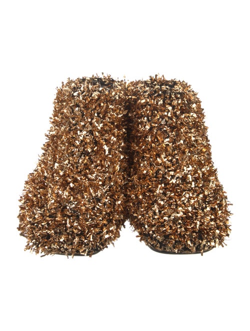 Dries Van Noten Sequin Embellishments Lace-Up Boots