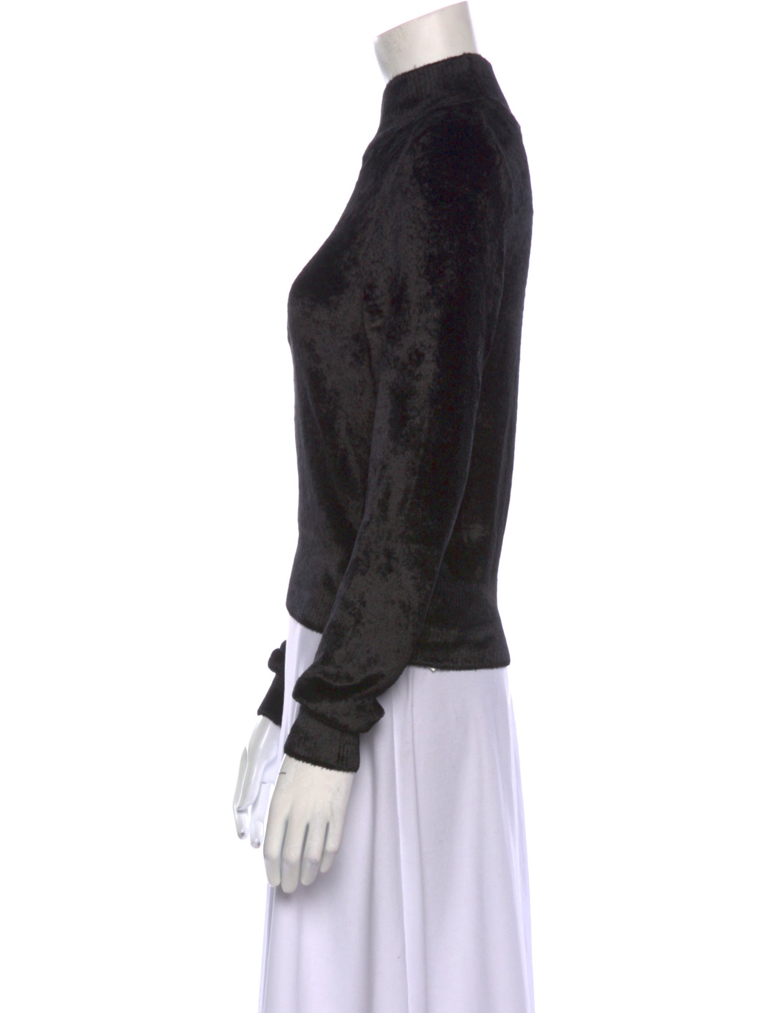 Dries Van Noten Printed Mock Neck Sweater