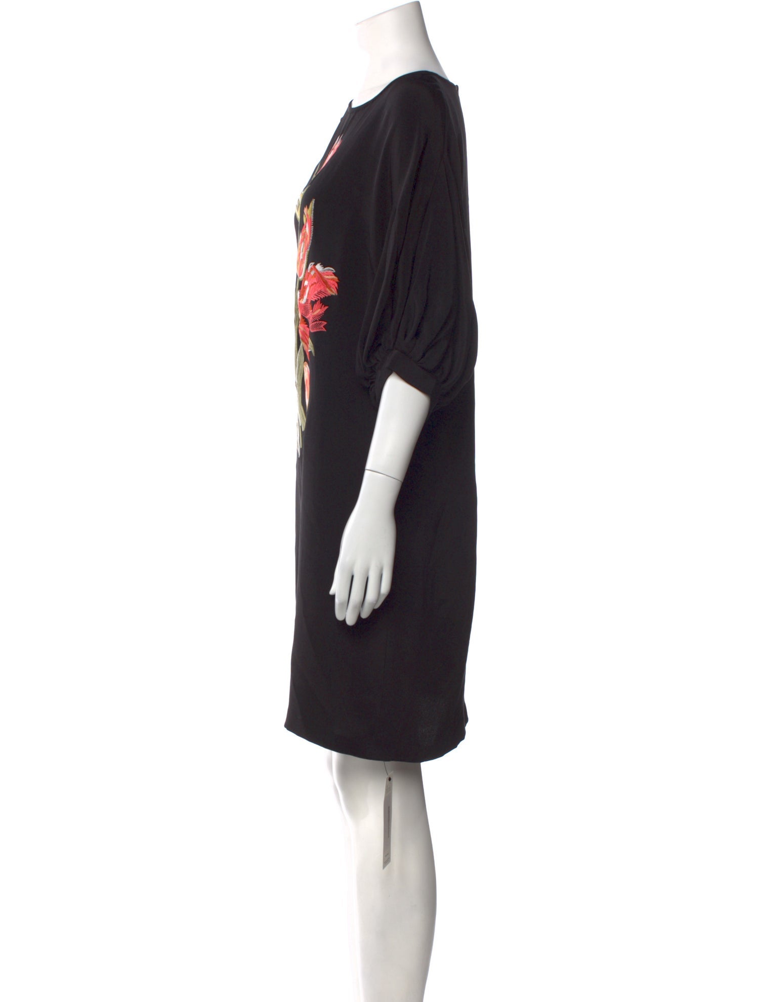 Dries Van Noten Floral Print Mini Dress