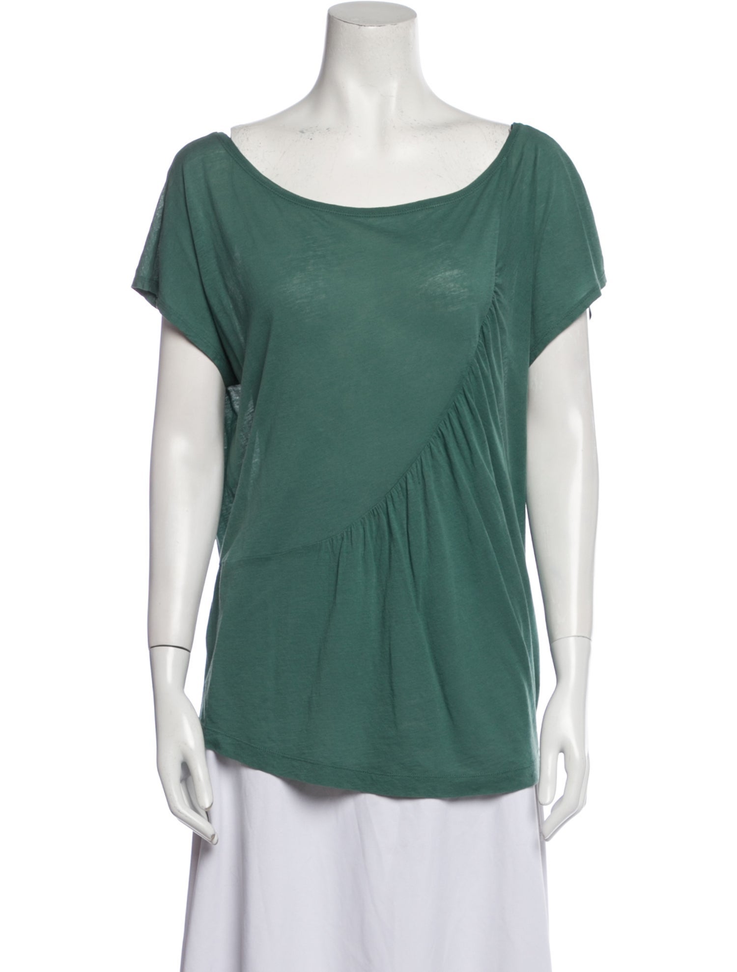 Dries Van Noten Bateau Neckline Short Sleeve T-Shirt