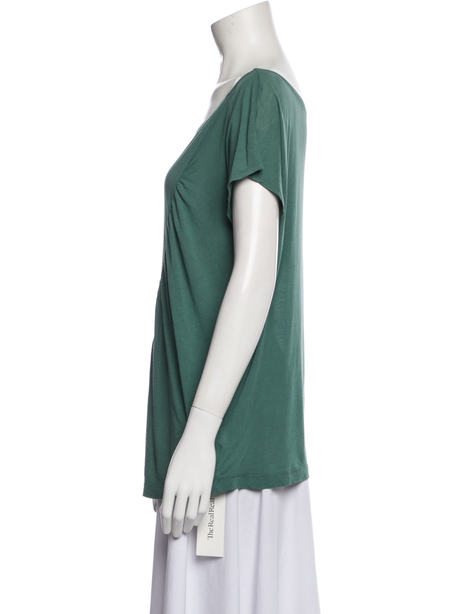 Dries Van Noten Bateau Neckline Short Sleeve T-Shirt