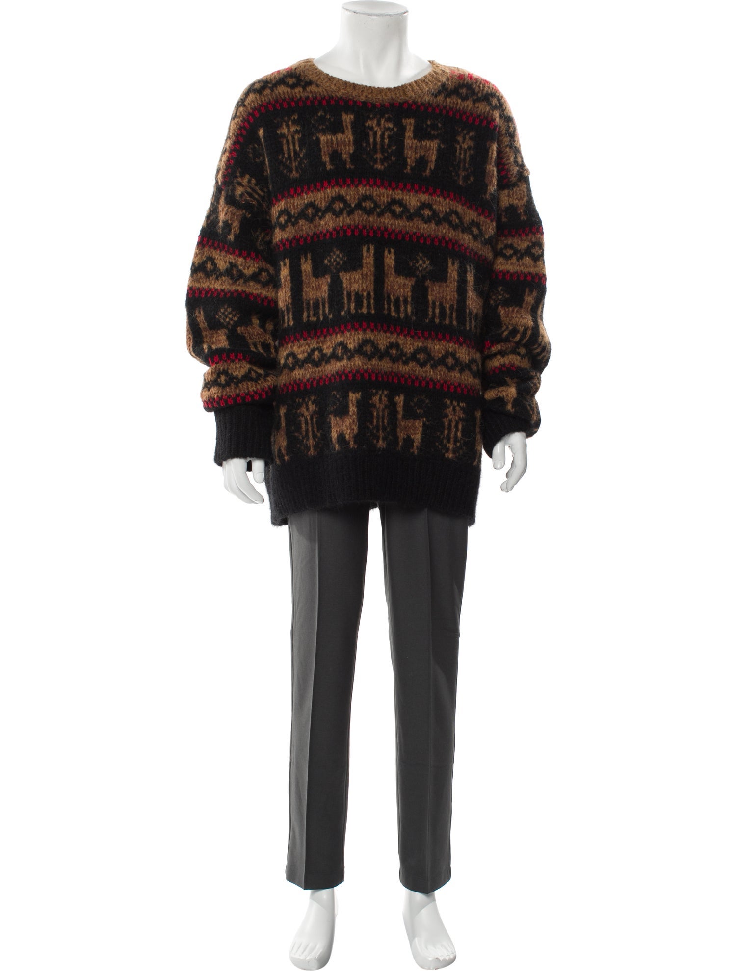 Dries Van Noten Alpaca Striped Pullover