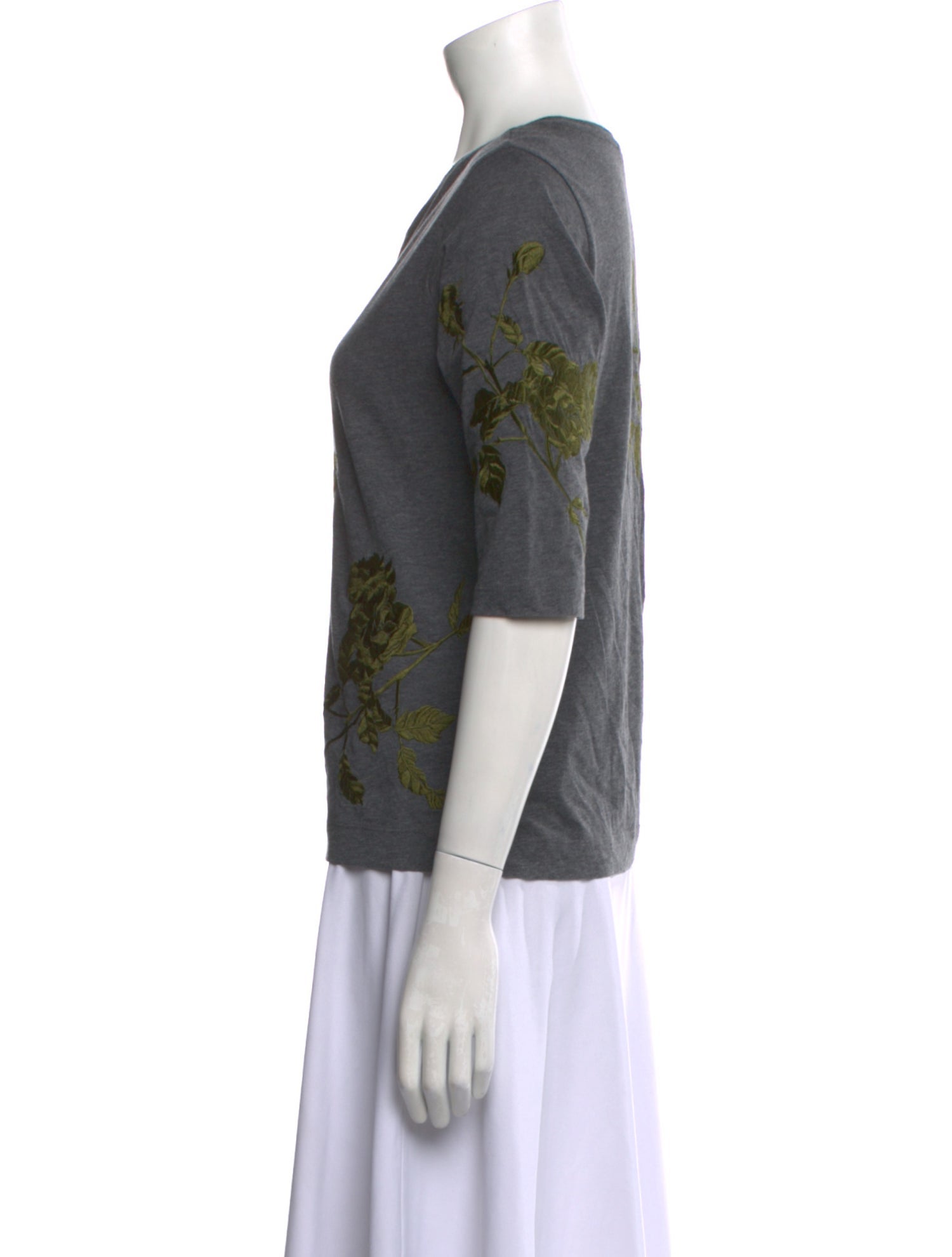 Dries Van Noten Graphic Print Crew Neck T-Shirt