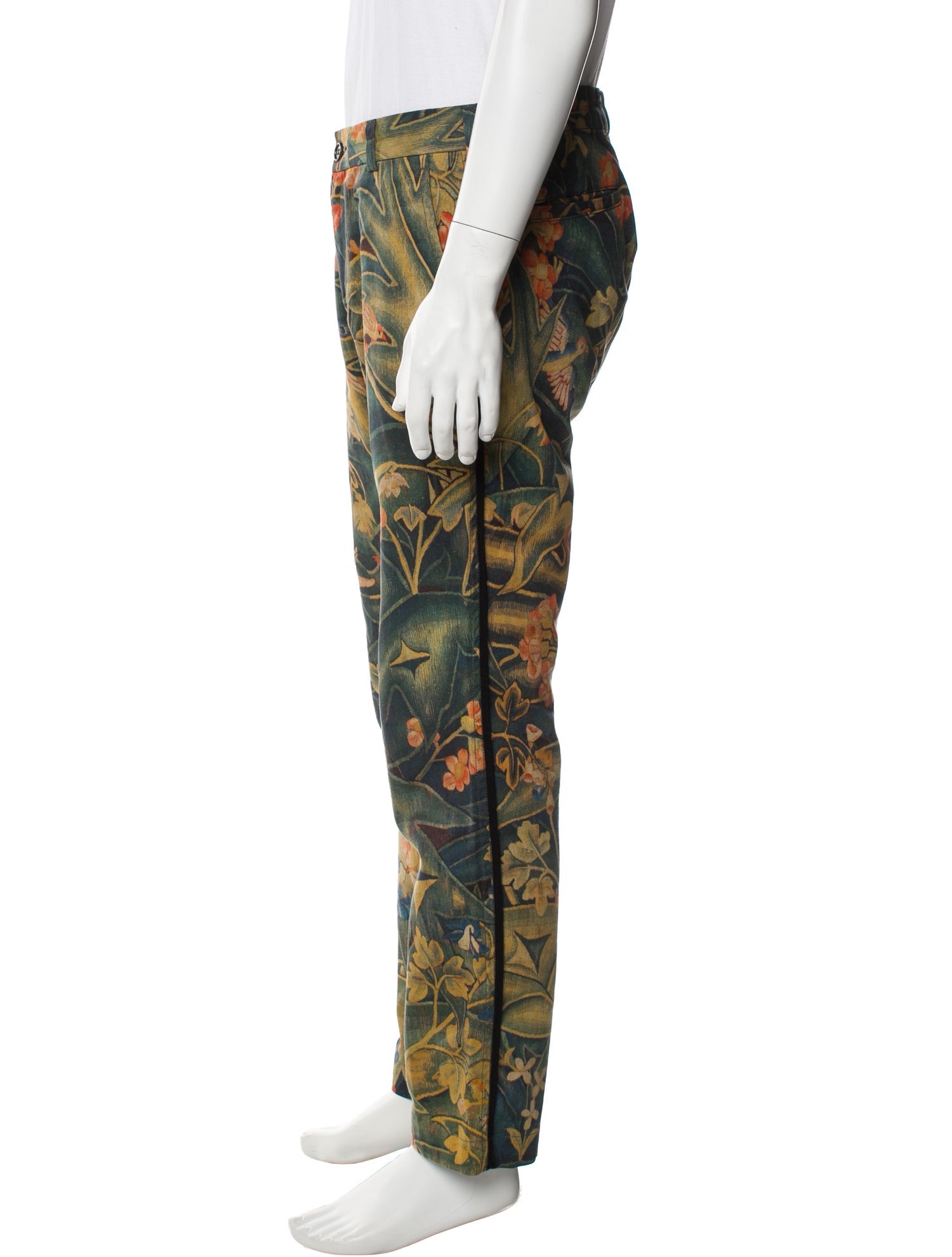 Dries Van Noten Floral Print Pants