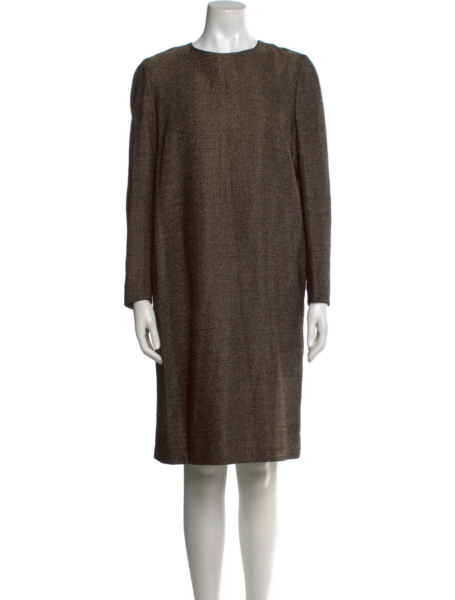 Dries Van Noten Wool Knee-Length Dress