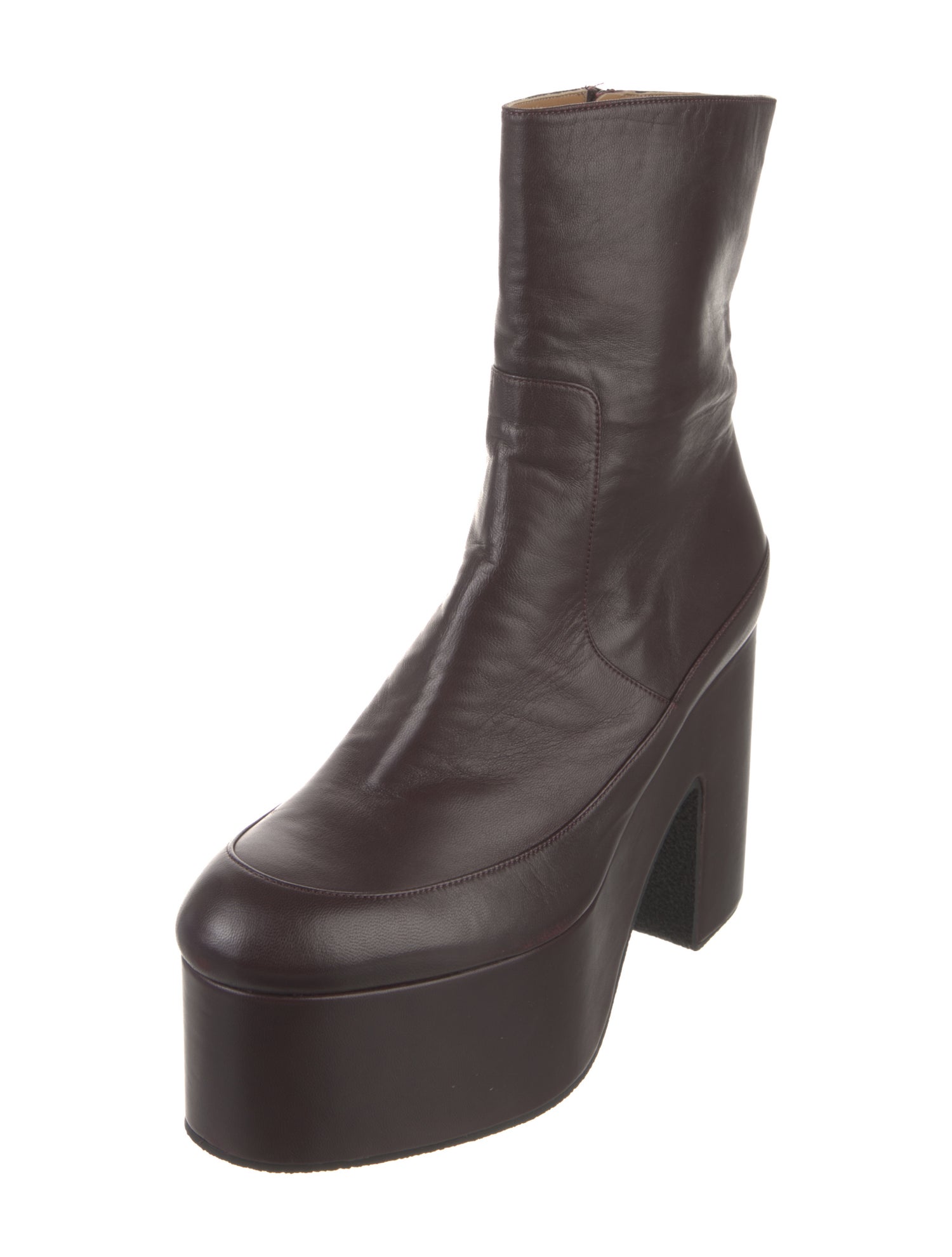 Dries Van Noten Leather Boots