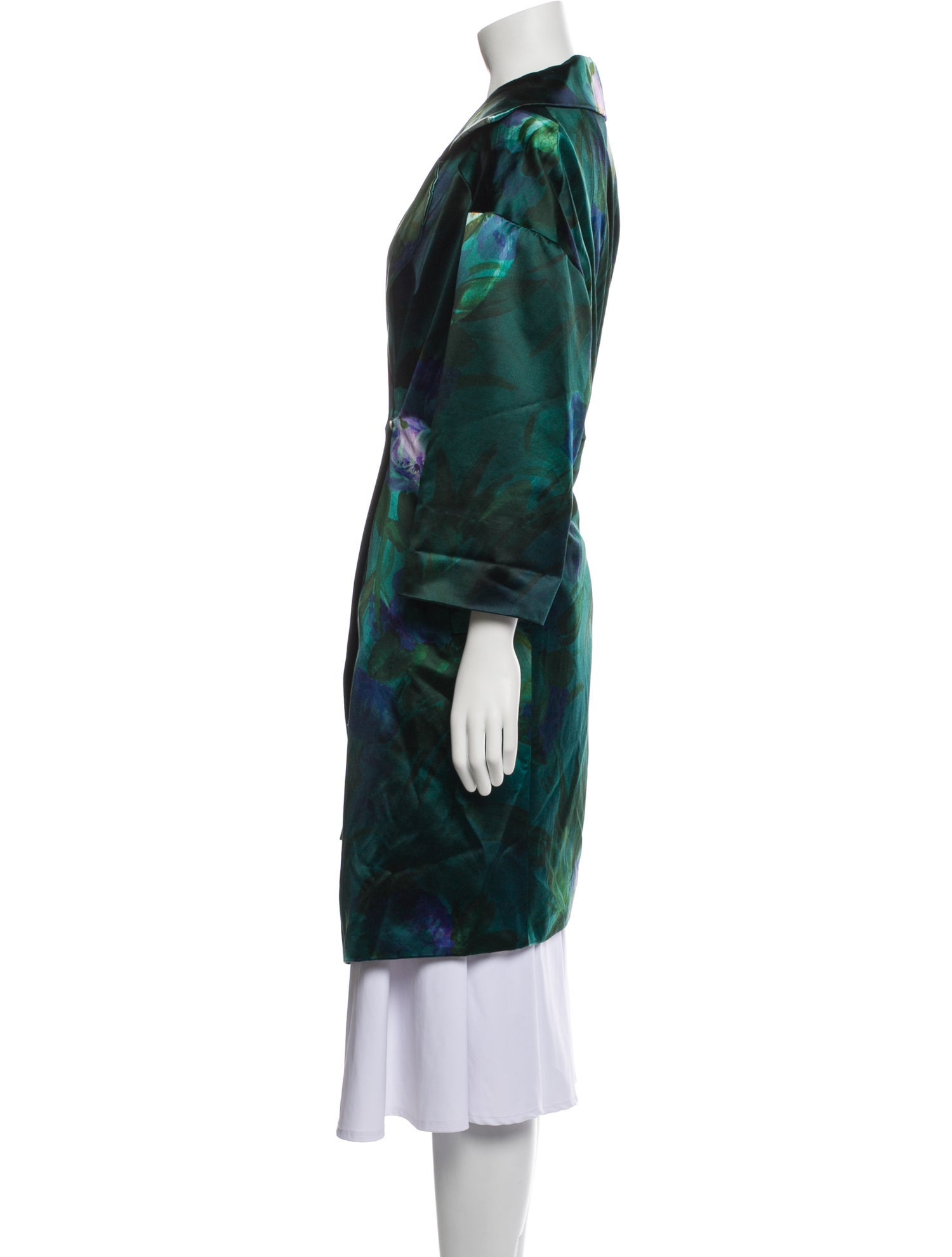 Dries Van Noten Floral Print Coat