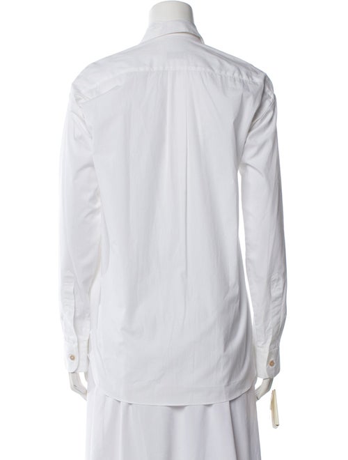 Dries Van Noten Graphic Print Long Sleeve Button-Up Top