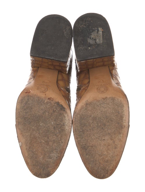 Dries Van Noten Patent Leather Printed Boots