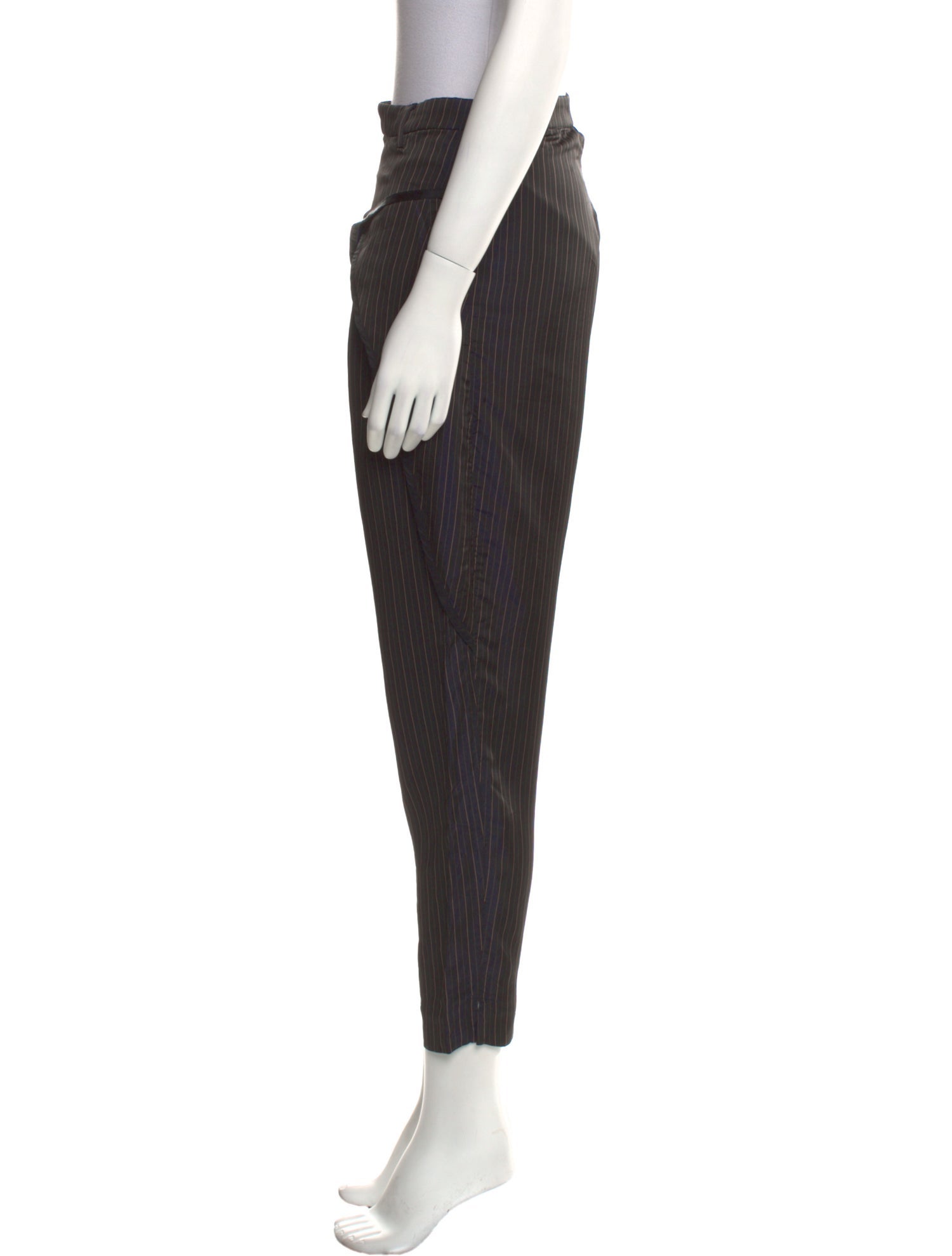 Dries Van Noten Striped Skinny Leg Pants