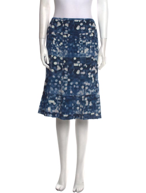 Dries Van Noten Silk Knee-Length Skirt