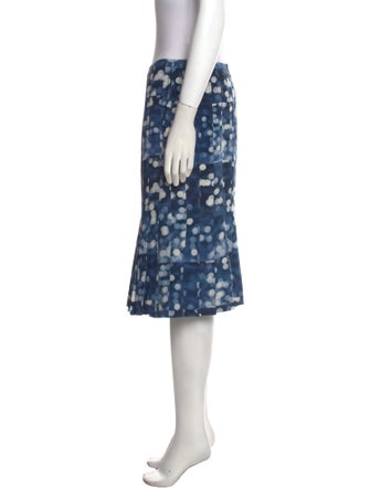 Dries Van Noten Silk Knee-Length Skirt