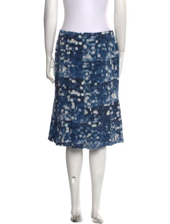 Dries Van Noten Silk Knee-Length Skirt