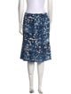 Dries Van Noten Silk Knee-Length Skirt