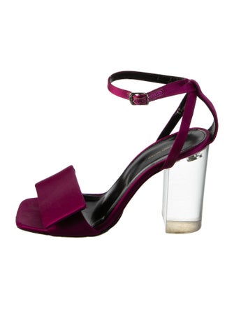 Dries Van Noten Satin Sandals