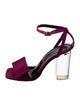Dries Van Noten Satin Sandals