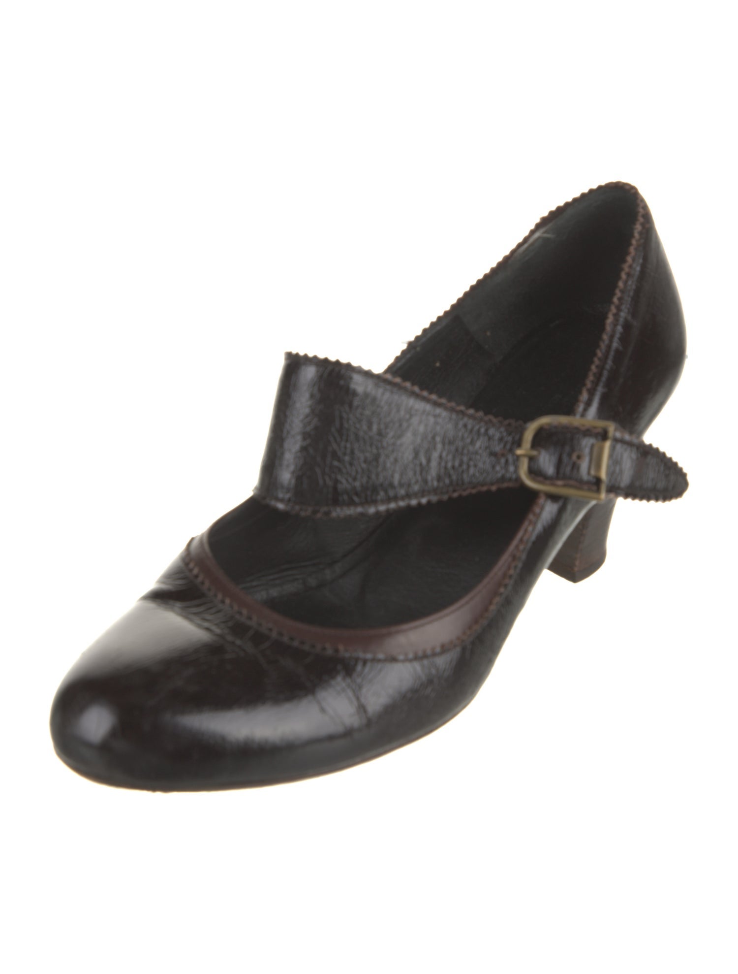 Dries Van Noten Leather Beaded Accents Pumps