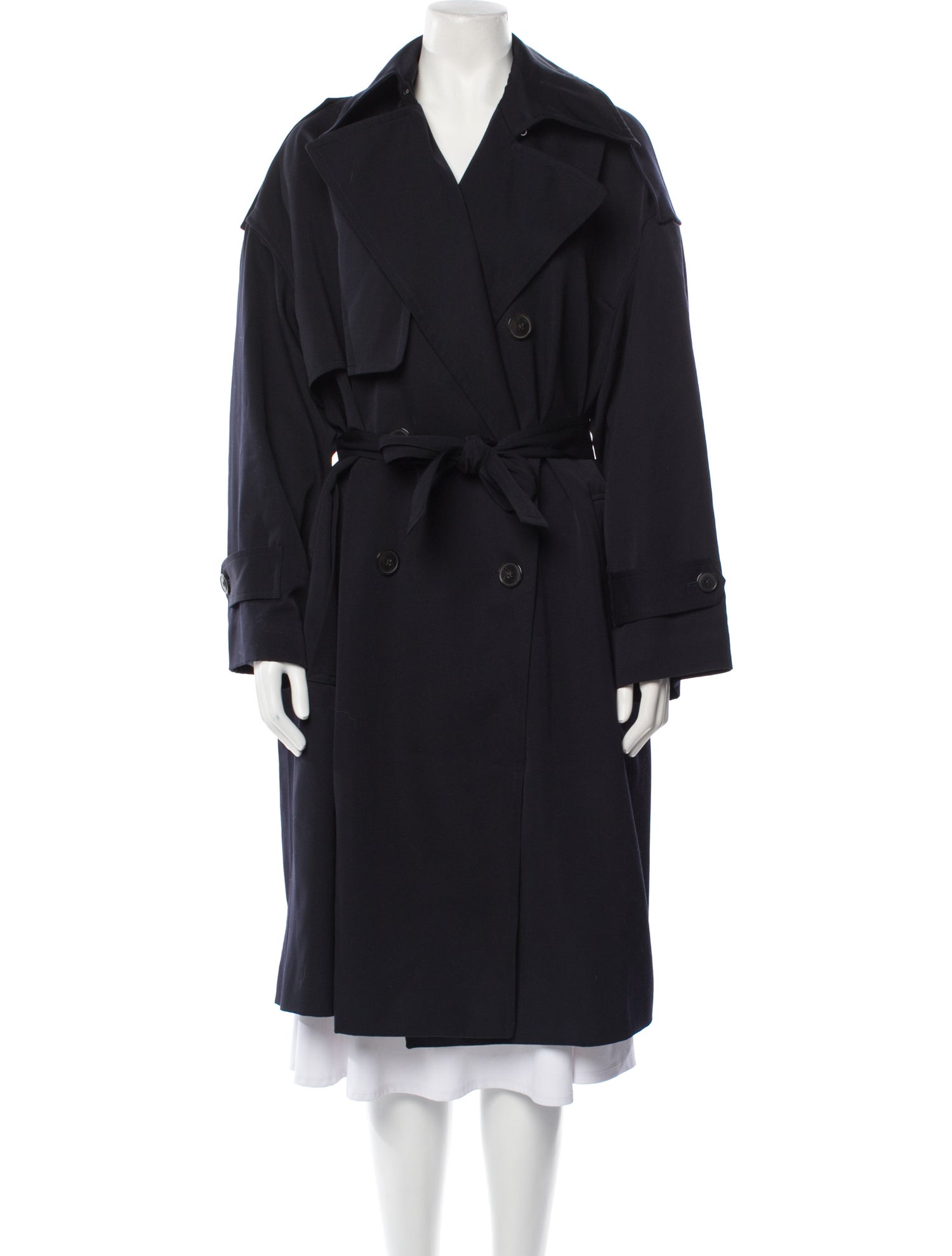 Dries Van Noten Wool Trench Coat