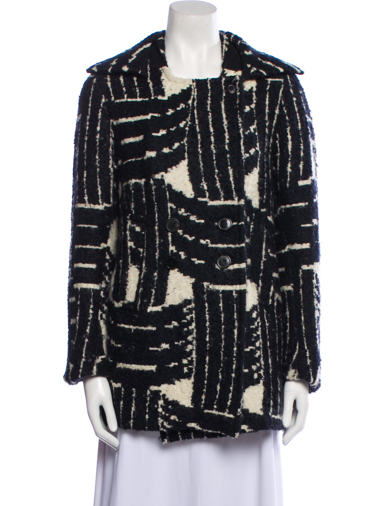 Dries Van Noten Mohair Printed Evening Jacket