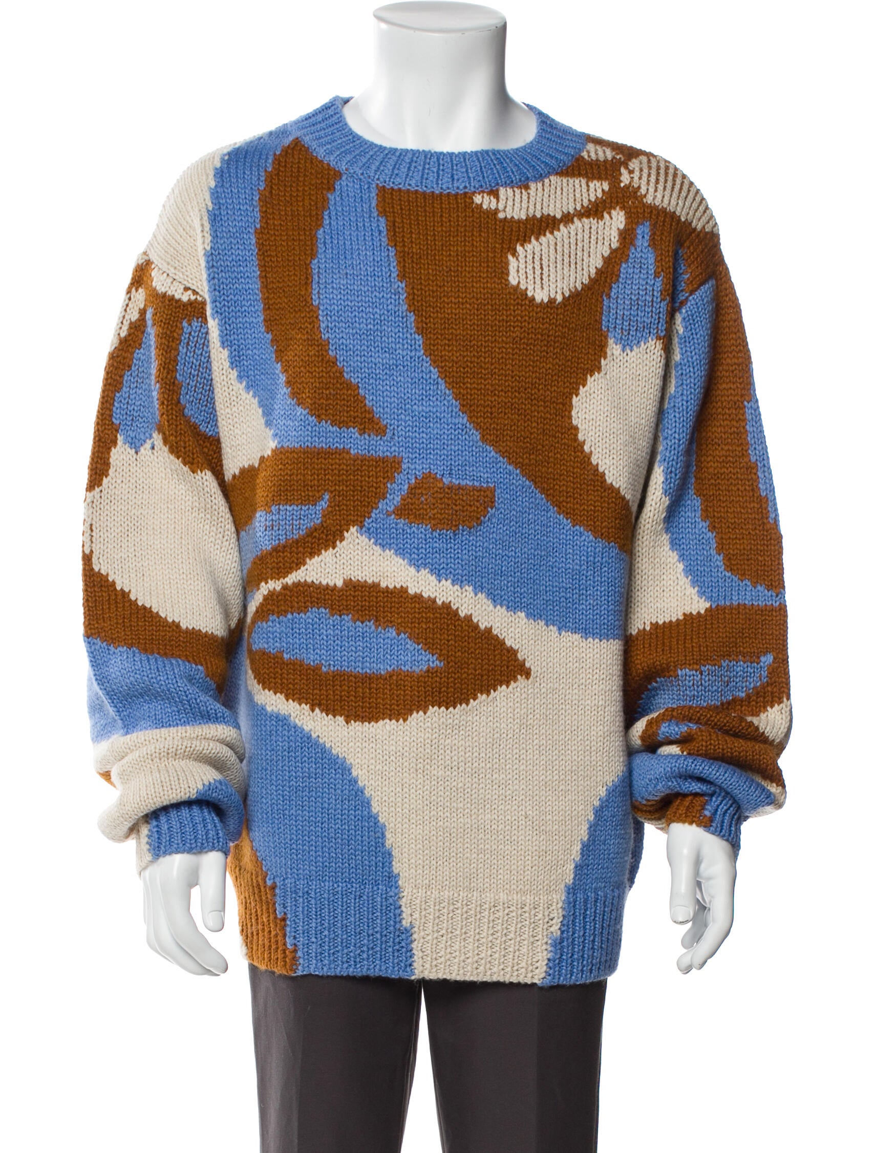 Dries Van Noten Wool Printed Pullover w/ Tags