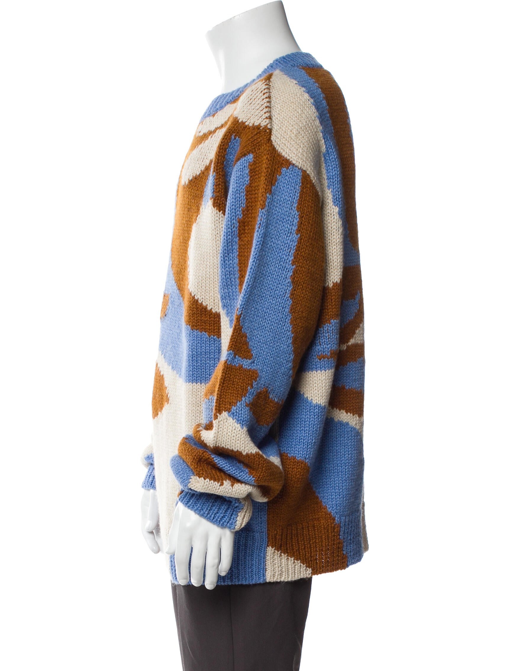 Dries Van Noten Wool Printed Pullover w/ Tags