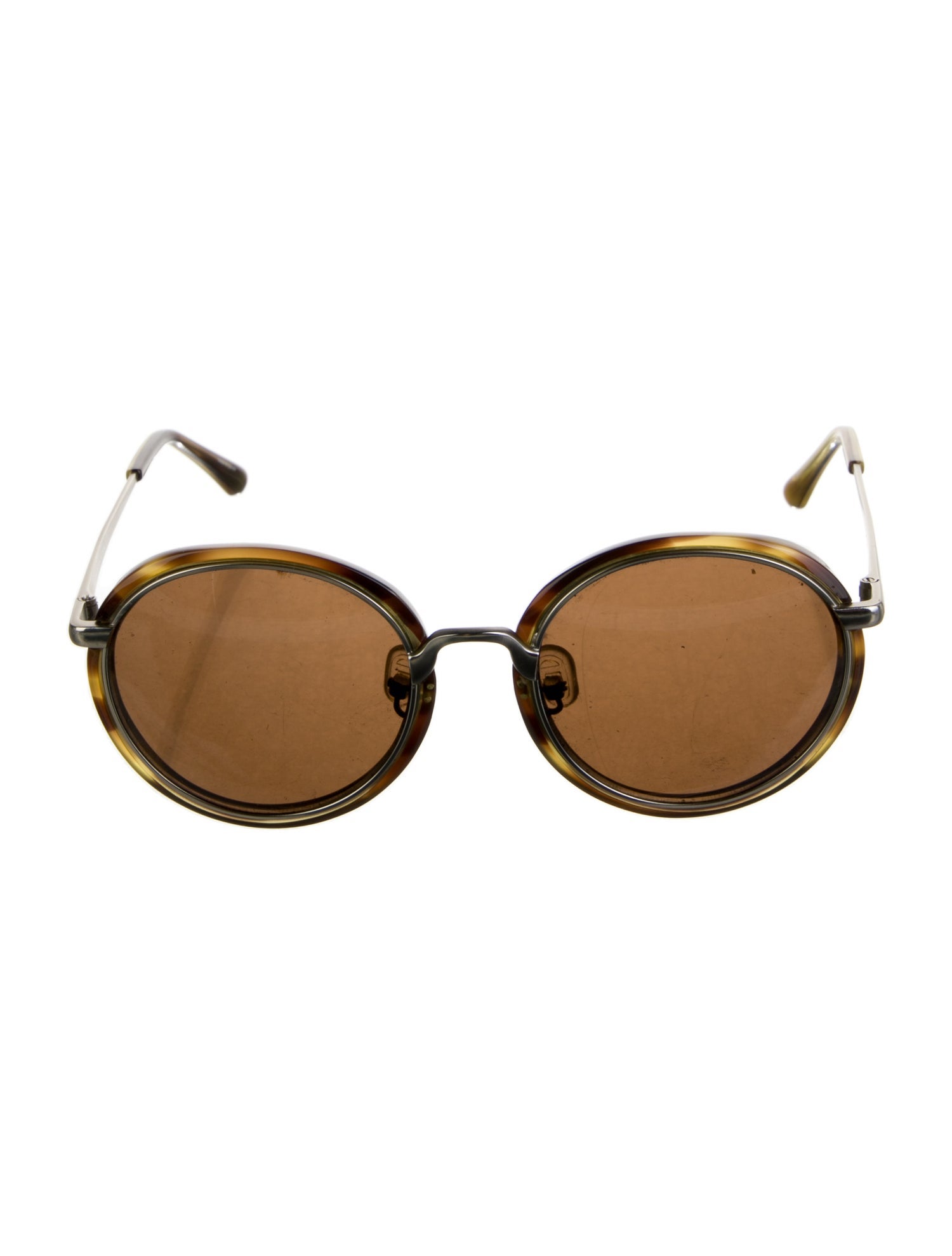 Dries Van Noten Round Tinted Sunglasses