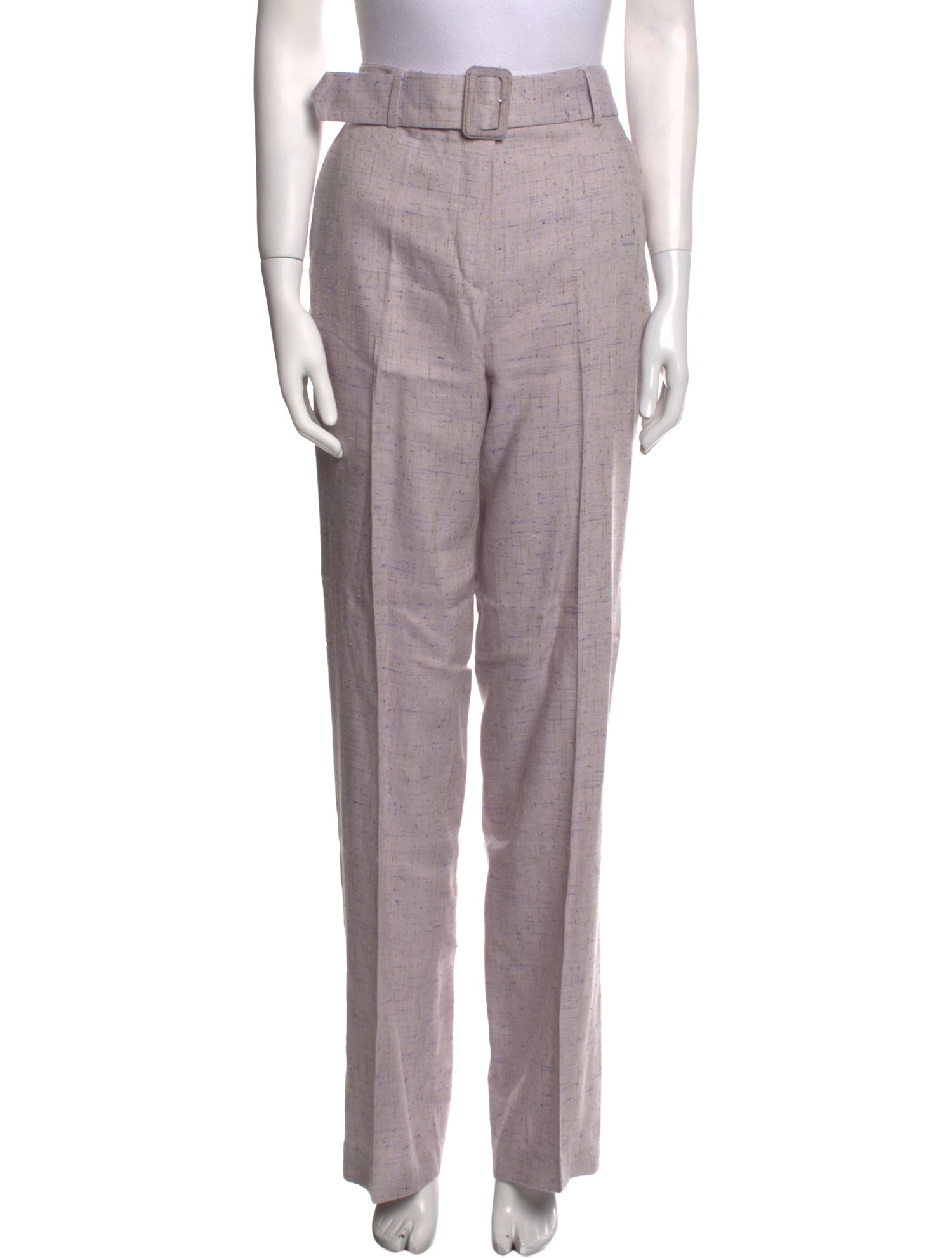 Dries Van Noten Linen Wide Leg Pants